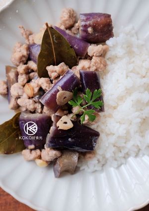 菲律賓醋燒茄子絞肉Adobo 的食譜成品照片
