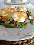 Ensalada de judías Bobby con salsa de anchoas