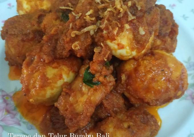 Cara bikin Tempe & Telur Bumbu Bali Cara bikin Tempe & Telur Bumbu Bali