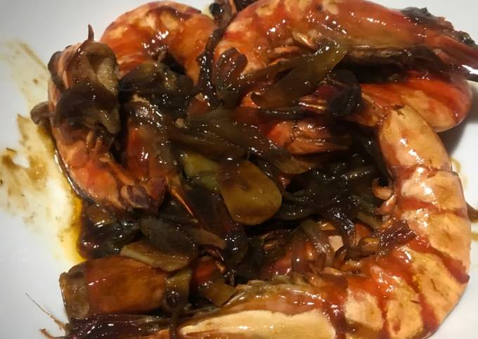 Recipe: Yummy Udang Goreng Mentega