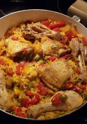 A picture of Arroz con Pollo.