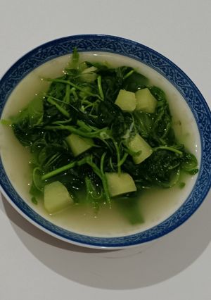 Foto resep Bobor Bayam Labu Siam