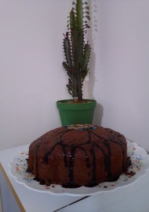 عکسی از دستور کیک شکلاتی با سس مخصوص