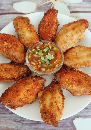 รูปของ ปีกไก่​น้ำตก​