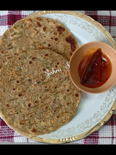 A picture of Pyaaz ki Roti.