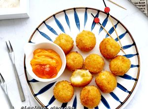 Foto resep Potato mozzarella ball