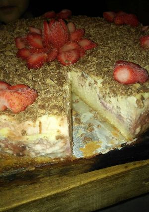 Una foto de Chesscake frutilla🍓