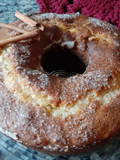 Foto de Bolo de Aveia, Frutas e Canela