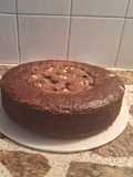 Bizchuelo de chocolate y arándanos