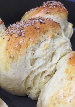 Una foto de Pan brioche de queso