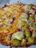 Pizza con masa de Coliflor