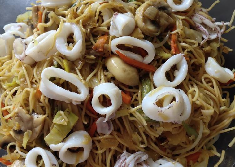 Recipe of Quick Squid Noodle