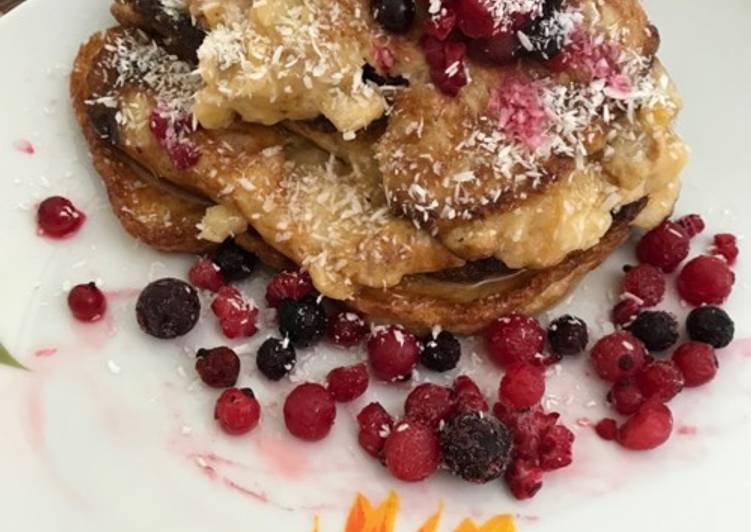 Liszt mentes banán palacsinta