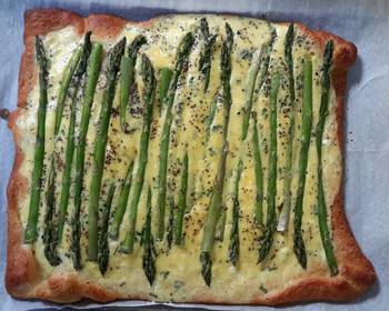 The New Way Serving Recipe Spring asparagus tart Delicious Steady