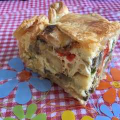 Foto di Quiche verdure grigliate e brie