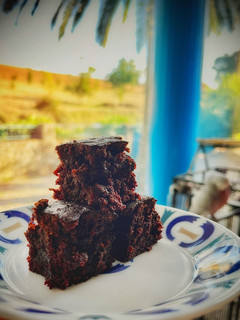 Una foto de Brownie de calabacín (en airfryer)