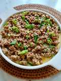Telur Kukus Daging Cincang