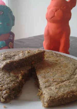 Una foto de Torta a la sartén sin harinas