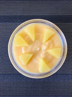 Una foto de Natillas de piña