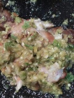 Foto resep Ayam geprek rawit hijau