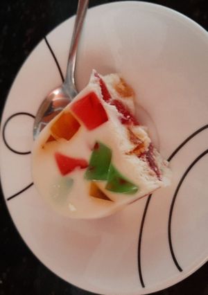 Una foto de Postre de colores