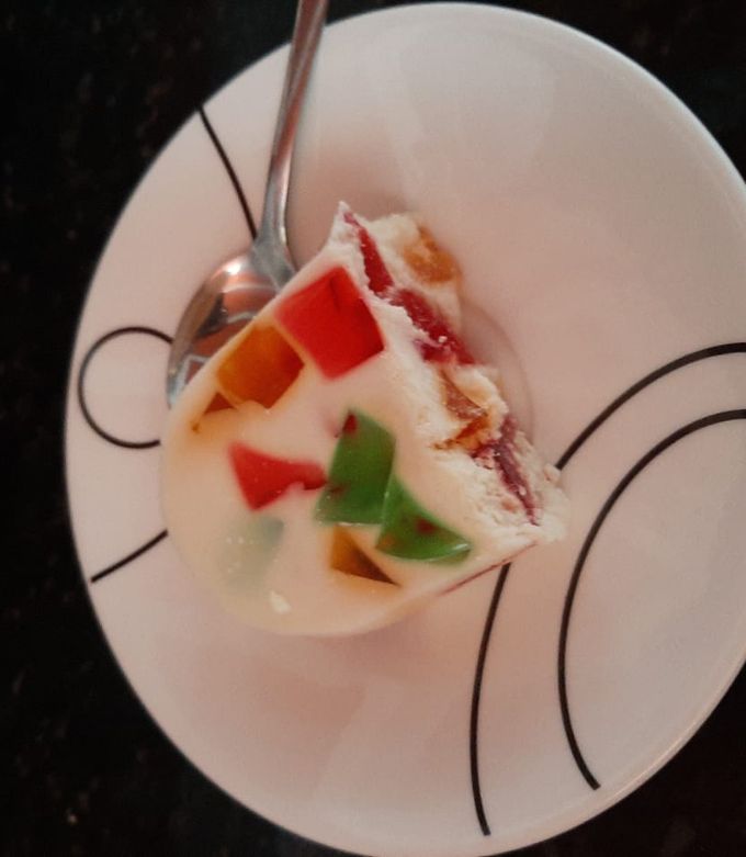 Una foto de Postre de colores