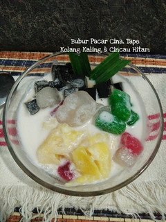 Foto resep Bubur Pacar Cina, Kolang kaling, Tape & cincau hitam