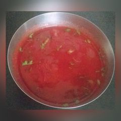 A picture of Carrot and beet soup.