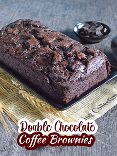 Foto resep Double chocolate coffee brownies
