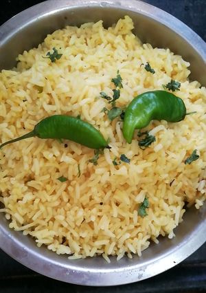 A picture of Raw Mango rice.
