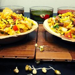 A picture of Healthy moong sprouts chaat.