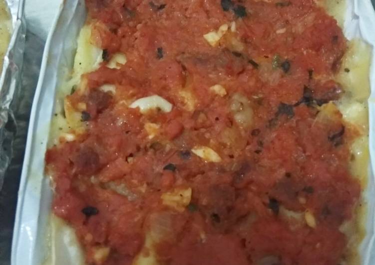Resep Lasagna Sederhana dg Kulit Pangsit, Menggugah Selera