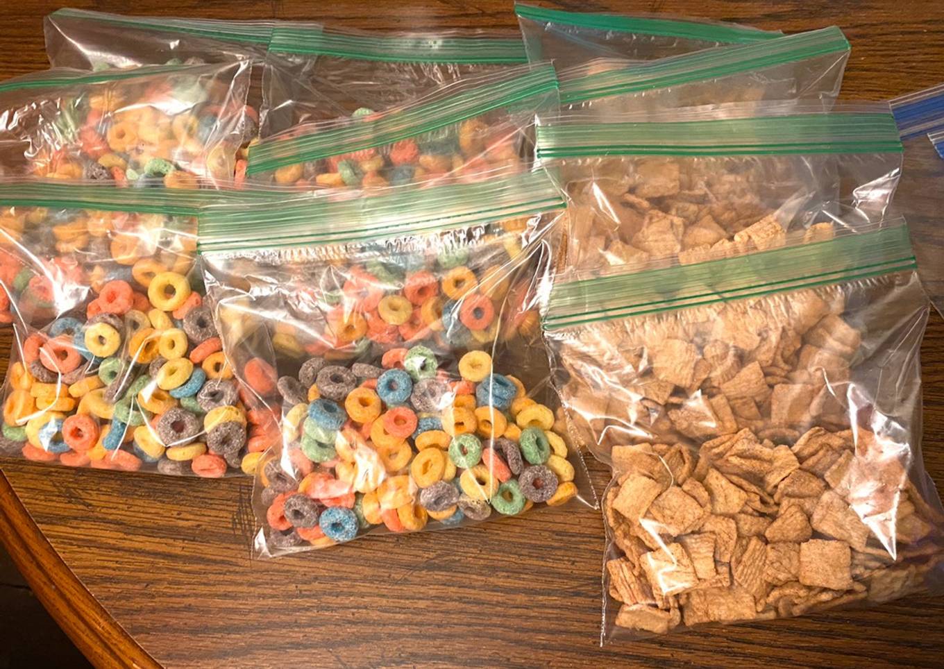 Cut down on Mountain bowls cereal<br />Meal prep for kids