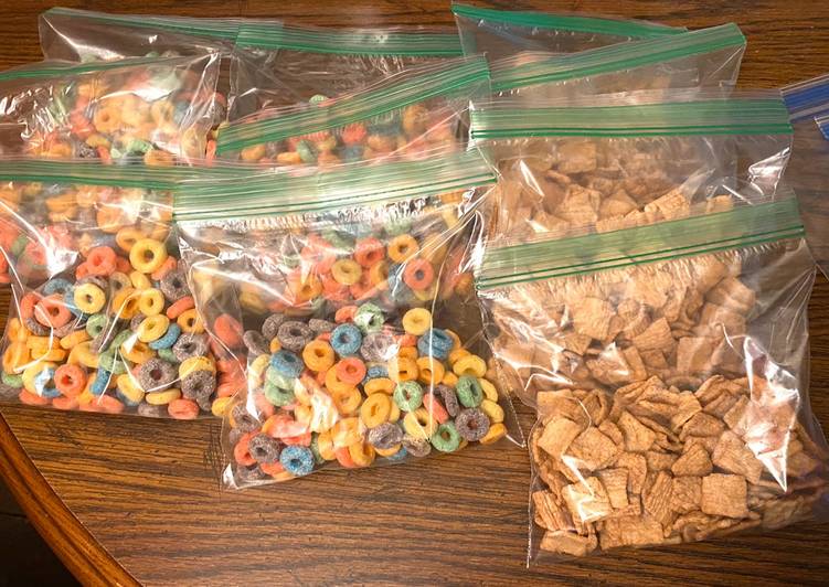 Cut down on Mountain bowls cereal
Meal prep for kids