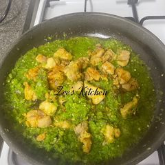 A picture of Chicken Green Chilly.