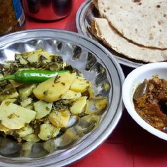 A picture of Aaloo methi ki sabzi.