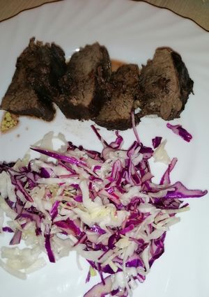 O poză a rețetei Carne de vită în sos de vin.