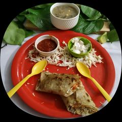 A picture of Paneer Veggie Roll.
