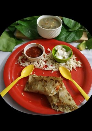 A picture of Paneer Veggie Roll.