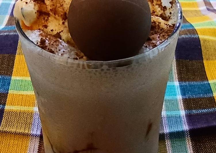 Easiest Way to Make Perfect Coffee milk shake with ice cream