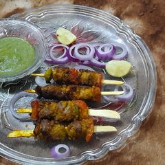 A picture of Soya chunks tikka.