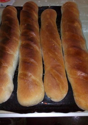 Una foto de Pan baguette casero
