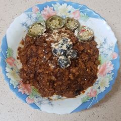 Thai style minced meat A picture of Thai style minced meat.