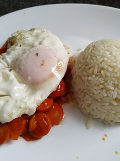 Una foto de Arroz a la cubana