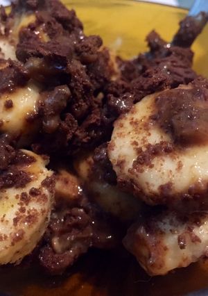Una foto de Postre rápido de banana