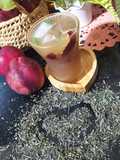 عصير الخوخ والاتاي المثلج (Ice tea)