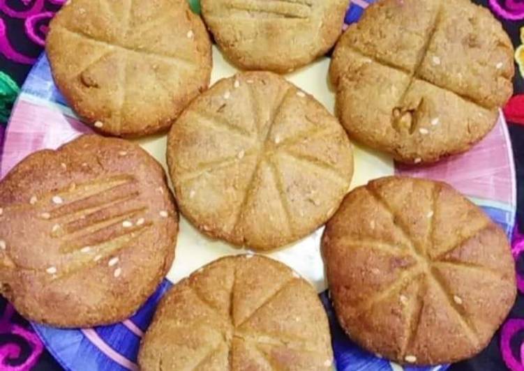 Steps to Prepare Ultimate Wheat flour Jaggery biscuits