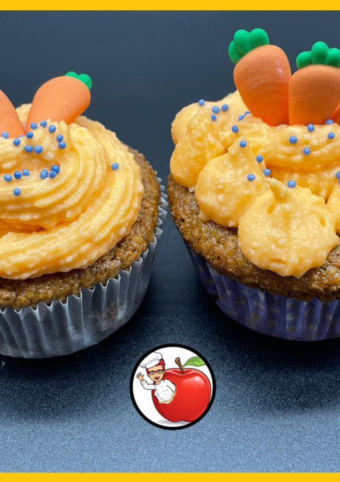 Una foto de Cupcakes de zanahoria