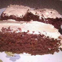 A picture of Chocolate vanilla cake.