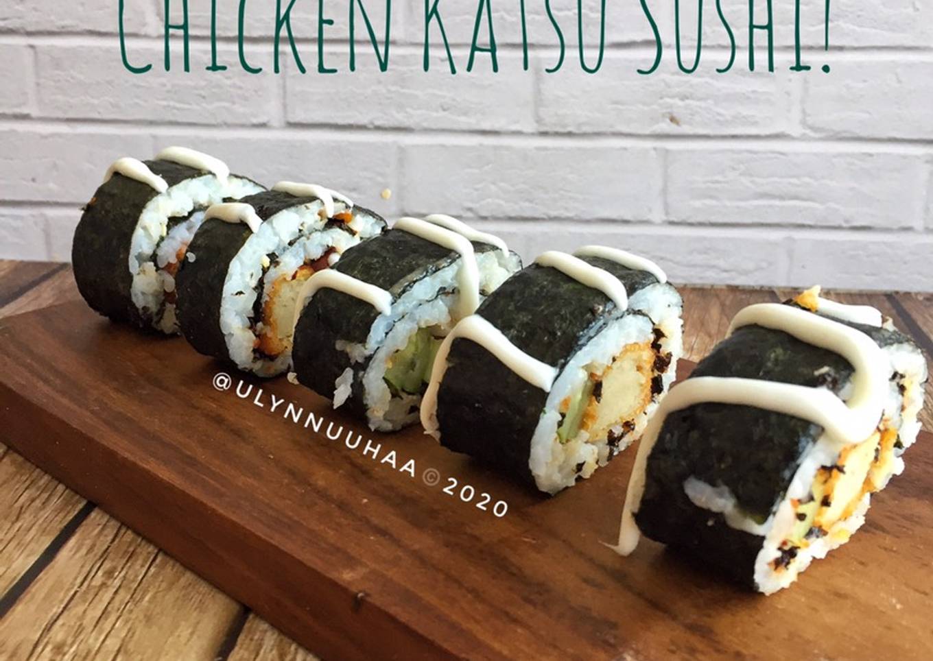 Chicken Katsu Sushi!